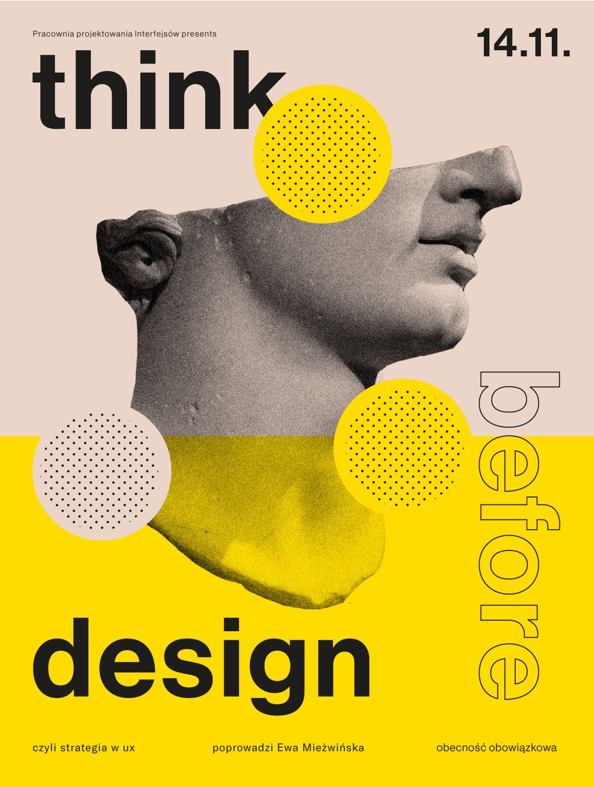 Think Before Design Poster